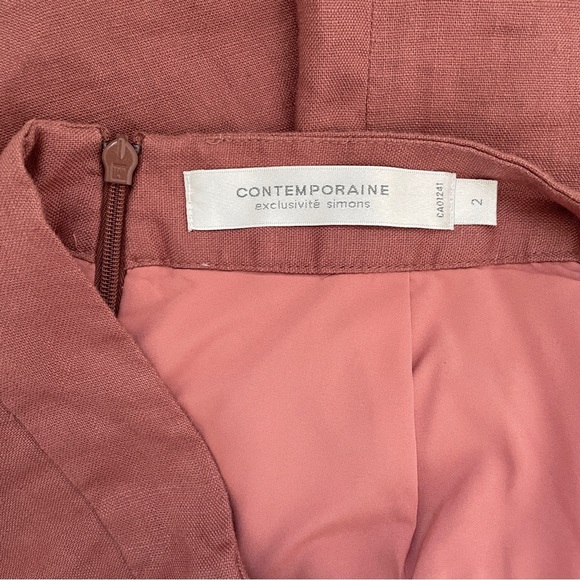 100% linen buttoned skirt by - Picture 4 of 4